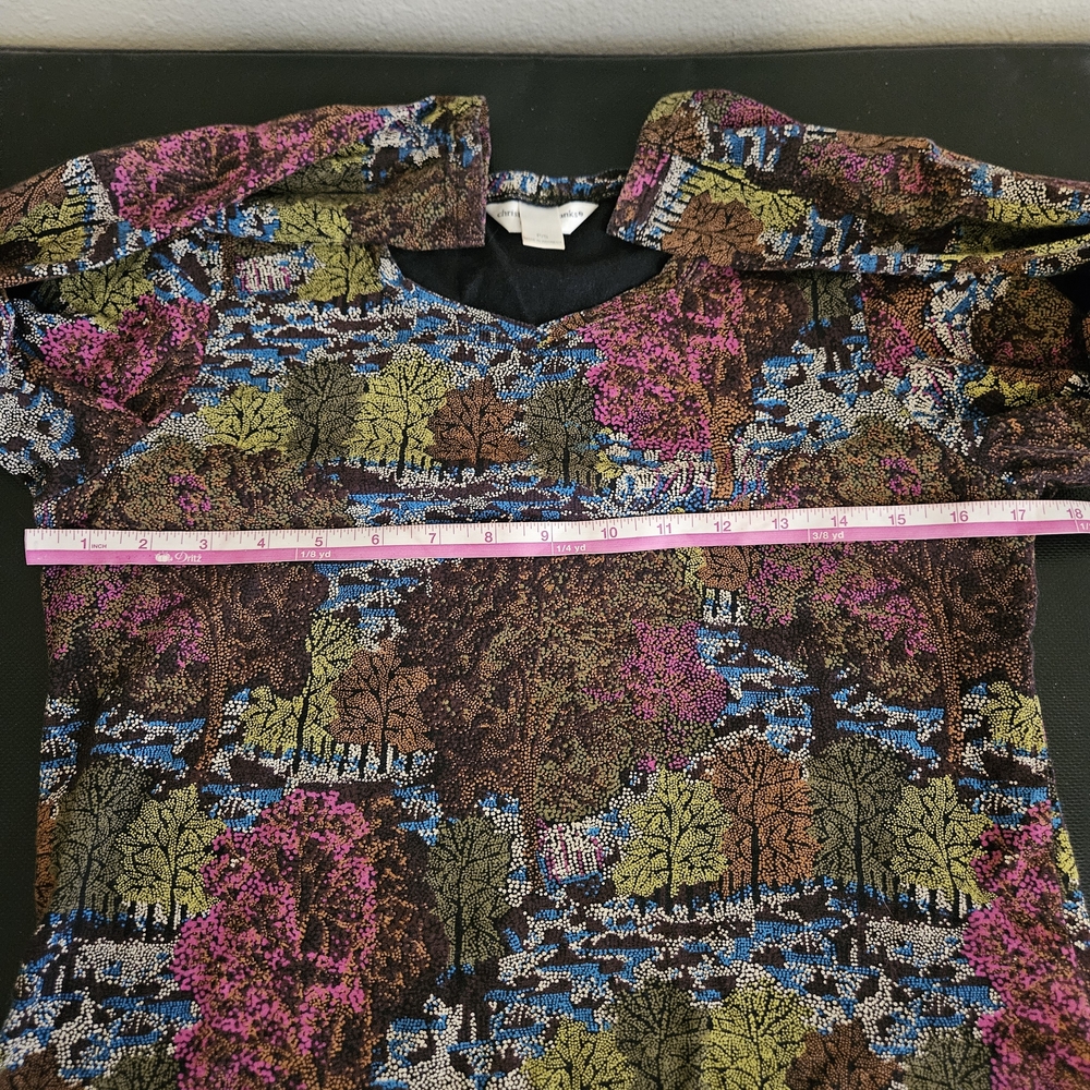 Multicolor Patterned Women's Top - Picture 4 of 6
